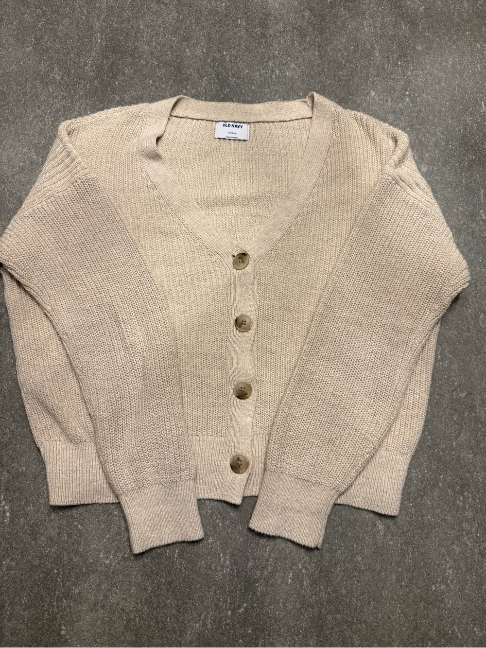EUC Old Navy Women’s Knit Cardigan Cotton/Linen-blend Size L